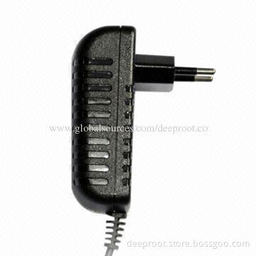 AC/DC Adapter with 100 to 240V AC Input Voltage, 24W Output, CE Mark